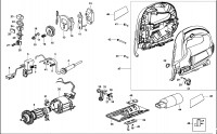 Black & Decker KS703PE-GB 230v Corded Jigsaw Spare Parts Type 1